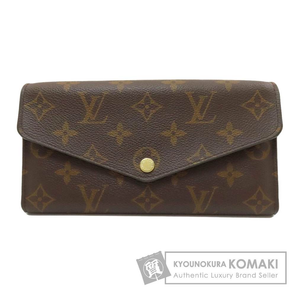 Louis Vuitton Portefeuille Sarah Long Wallet coin Monogram Canvas
